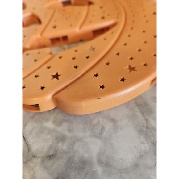 Vintage Haunted Hallow Halloween Jack-O-Lantern Lighted Pumpkin Window Display - Picture 8 of 10